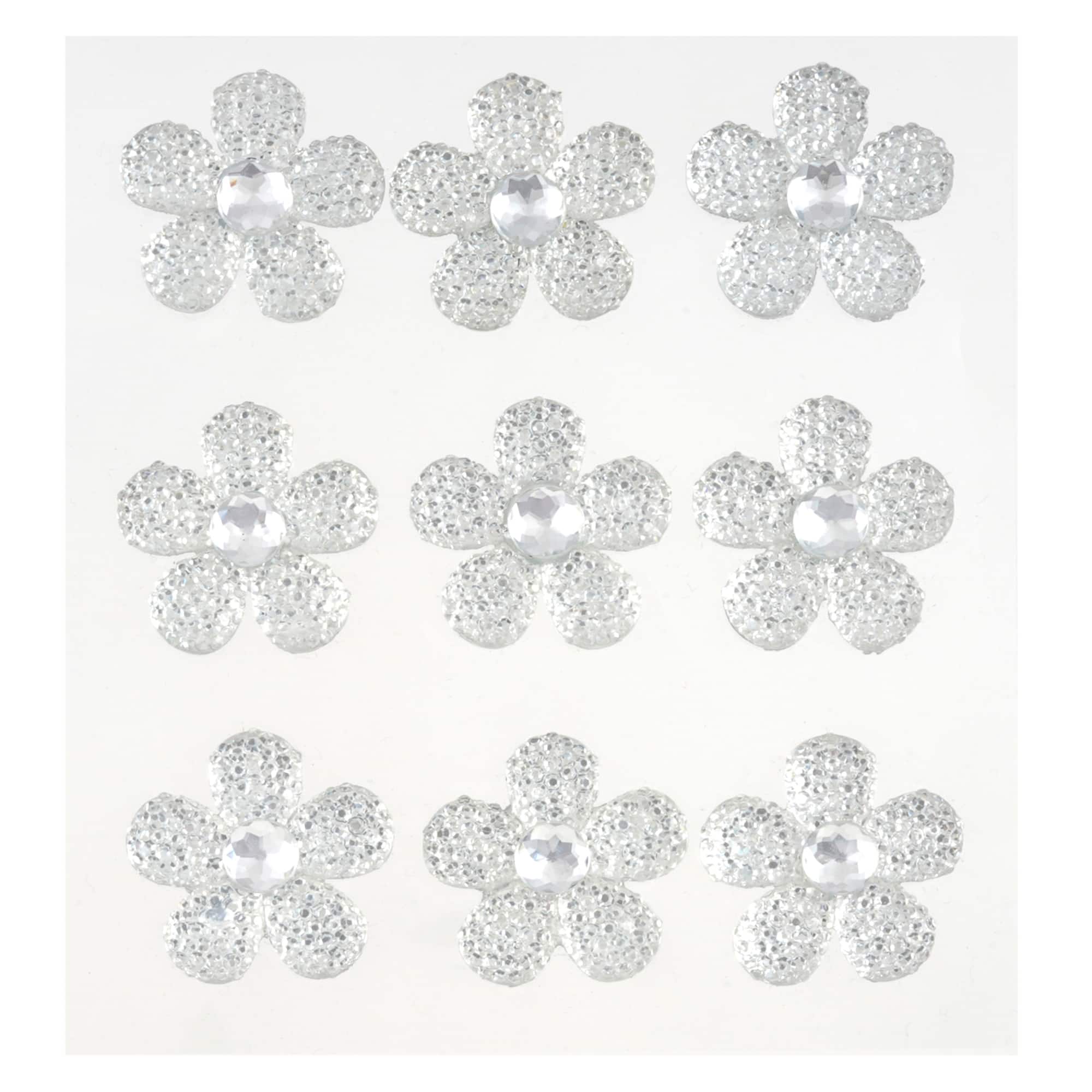 Clear Flower Sugar Stone Stickers by Recollections™